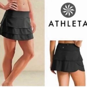White Athleta Tennis Skirt
